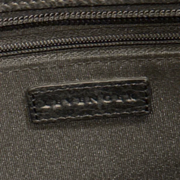 Levenger Black Leather Business Tote Notebook Briefcase Bag Documents Shoulder - Picture 10 of 11